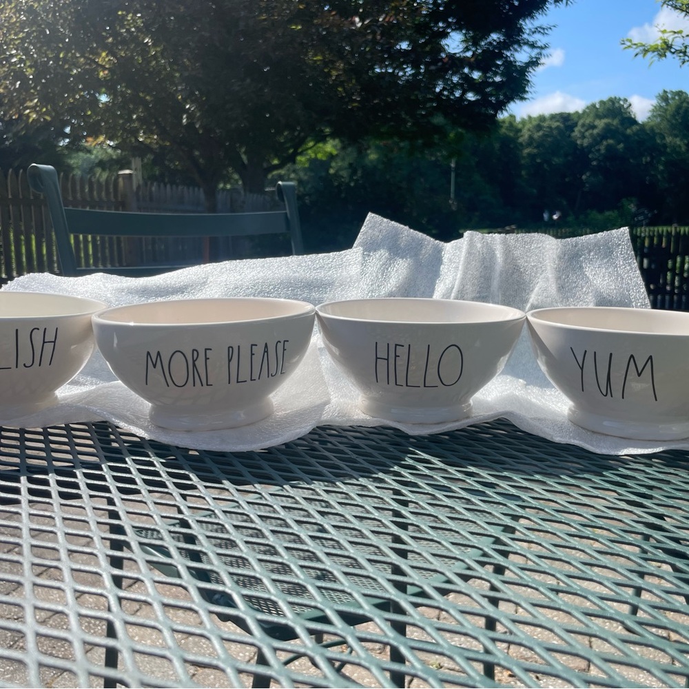 RAE DUNN by Magenta set of four cereal/soup bowls